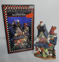 Vintage Spooky Hollow Grocery Store Porcelain Halloween Village House No... - $19.99