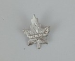 Vintage Silver Canada Maple Leaf Lapel Hat Pin - $8.25