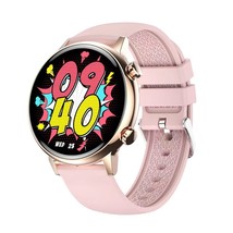 Hk39 Female 1.1 Round Screen Real Amoled Smart Watch Sports Energy Nfc Call Offl - $62.00