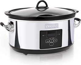 Slow Cooker With Programmable Controls And Digital Timer 7 Quart NEW - £83.28 GBP