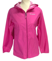 Columbia Girls Pink Windbreaker Jacket Raspberry Pink Unlined Size XL (1... - $22.49