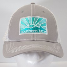 Southern Lure Fishing Cap Gray White Snapback Hat - £6.16 GBP