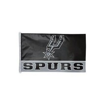 SAN ANTONIO SPURS  3&quot;x 5&quot; Deluxe Flag OFFICIAL NBA LICENSED PRODUCT USA ... - £12.52 GBP