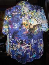 Robert Graham Lanley Short Sleeve Shirt Size Medium New with tags image 11