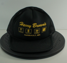 Vintage Snapback Hat Harry Brown&#39;s Buick GMC Cadillac Olds Faribault MN ... - £9.69 GBP