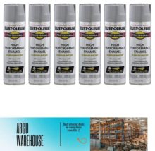 Rust-Oleum 7515838 High Performance Enamel Spray Paint, Gloss, Aluminum 14oz 6PK - £41.23 GBP