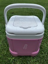 Igloo Ice Cube Cooler Pink Breast Cancer Awareness 14 Can/12 Quart Capac... - £19.32 GBP