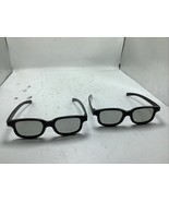 Lot of 2 REAL D 3D Movie Theater Film Glasses - Adult - €10,22 EUR