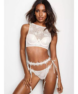 Victoria&#39;s Secret Dream Angels Sequin Lace Demi Bridal Bra 32D - $18.70