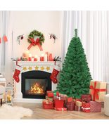 5ft Artificial Christmas Tree, Unlit Christmas Pine Tree with 350 PVC Bra - £39.91 GBP