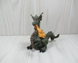 Papo 1999 Fire Breathing Dragon Green Medieval Fantasy Figure vintage - $6.92