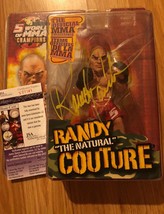 Randy Couture Signed Auto Ufc Round 5 Action Figure Coa Jsa &amp; Photo - £78.94 GBP