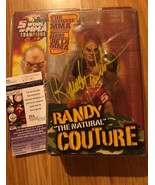 Randy Couture Signed Auto UFC Round 5 Action Figure COA JSA &amp; PHOTO - £77.86 GBP