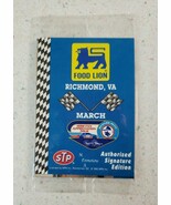 1992 Fan Appreciation Tour Card FOOD LION NASCAR  MARCH #12 RICKMOND VA NEW - $12.60 CAD