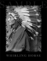 New 8.5x11 Native American &quot;Whirling Horse&quot; Fine Art Picture Print Poster Old - £8.97 GBP