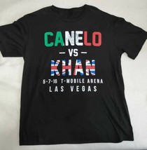 Canelo Alvarez vs. Amir Khan Shirt Las Vegas size Large T Mobile arena b... - $14.84