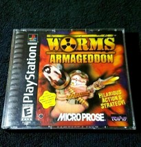 Worms Armageddon - PS1 and PS2 Complete + Worms Forts under Siege PS2 -Disc only - £20.63 GBP