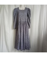  Vintage LAURA ASHLEY Prairie DRESS Cotton Floral Cottage Puff Great Bri... - €184,28 EUR