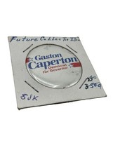 West Virginia Governor Gaston Caperton Campaign Button 1988 Race - $12.00
