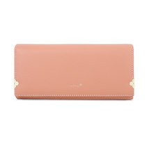 Women&#39;s Four-Leaf Clover With Hinged Wallet Multi-Functional Solid Color Eastern - £20.73 GBP