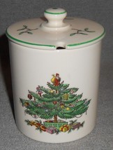 Spode CHRISTMAS TREE PATTERN  Jam / Marmalade Jar ENGLAND - £54.52 GBP