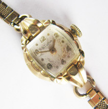 Nice Vintage Ladies Bulova 10K RGP 17 Jewel Watch With Nice 10K GF Kreis... - $79.19