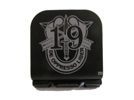 19th Special Forces Group Crest Laser Etched Aluminum Hat Clip Brim-it - £9.64 GBP