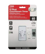 Prime Wire &amp; Cable TNIW060 In-Wall 60 Minute Countdown Thumb Dial Timer - $23.81