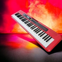 Casio Casiotone CT-S200 Portable Digital Keyboard Red NO POWER ADAPTER - £89.87 GBP