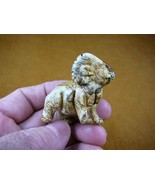(Y-RAM-704) tan Picture Jasper RAM SHEEP gemstone carving FIGURINE BIGHO... - $24.05 CAD
