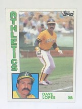 Dave Lopes 1984 Topps #669 Oakland Athletics A’s MLB Baseball Card - £0.77 GBP