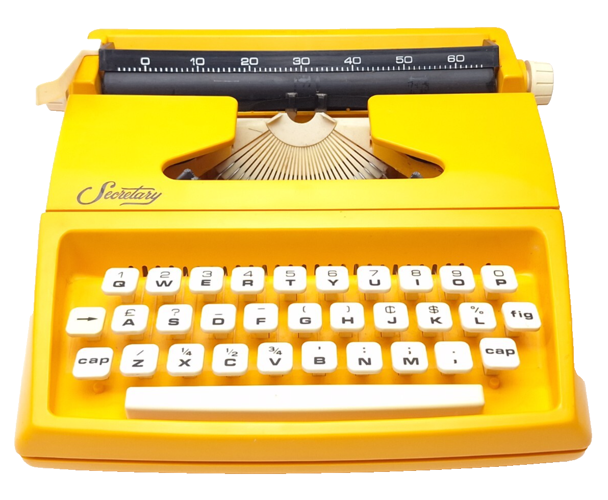 Vintage BYRON JARDINE Petite Super Junior Child&#39;s TYPEWRITER MADE IN ENG... - $32.27