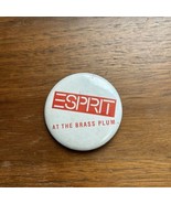 Vintage 1980s apparel Espirit At the Brass Plum Pin - Made in USA 2&quot; Dia... - $8.00