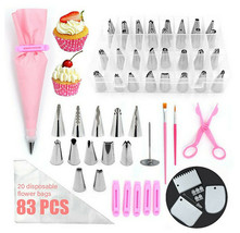  Plastic Icing Piping Frosting DIY Pastry Bag Tools Cake  - $14.36