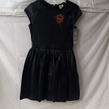 New DISNEY STORE Descendants 3 EVIE Girls 11/12 Faux Leather Dress Halloween - $34.65