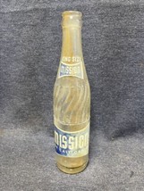 Vintage Mission Of California Soda Pop Bottle: Blue Paint Label - £6.66 GBP