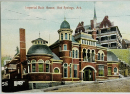 Early 1900&#39;s Imperial Bath House Hot Springs, Arkansas Unused Antique Po... - £6.40 GBP