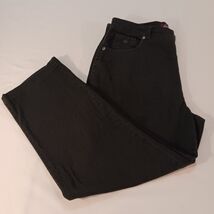 Gloria Vanderbilt Jeans Women's 14 Long Black Jeans 34x26 1/2 Measured image 2