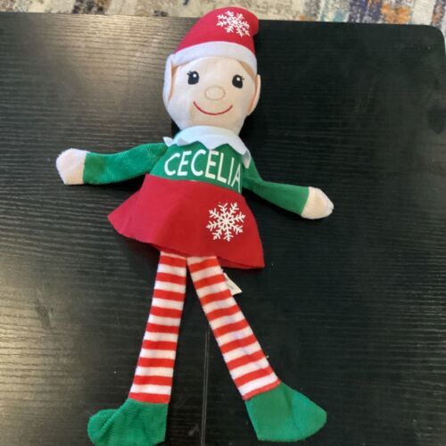 Primary image for Greenbrier International Christmas Elf Plush 12" - “Cecelia”