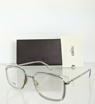 Brand New Authentic Fendi Eyeglasses FF 0385 900 53mm Clear &amp; Gold Frame... - $148.49