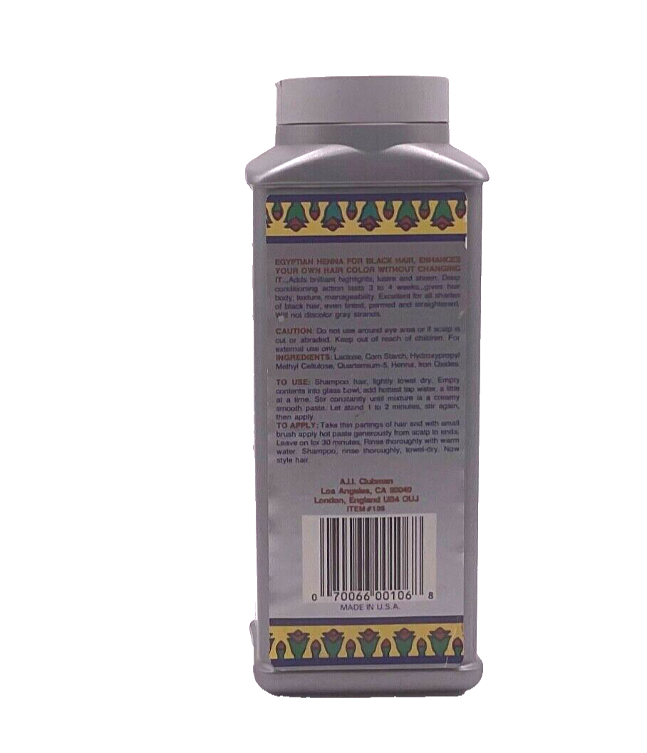 Egyptian Henna For Black Hair Enhances Hair Color (2 3/4 oz) Item image 2