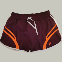 Fila Womens Shorts XL Running Purple Orange with Drawstring - £10.15 GBP