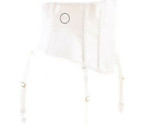AGENT PROVOCATEUR Womens Waspie Elegant Solid Soft White Size M - $123.20