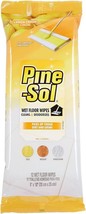 Pine-Sol Wet Floor Wipes, Lemon Tile, Wood, Linoleum 12 Count Pack, 2 Pack - $18.66