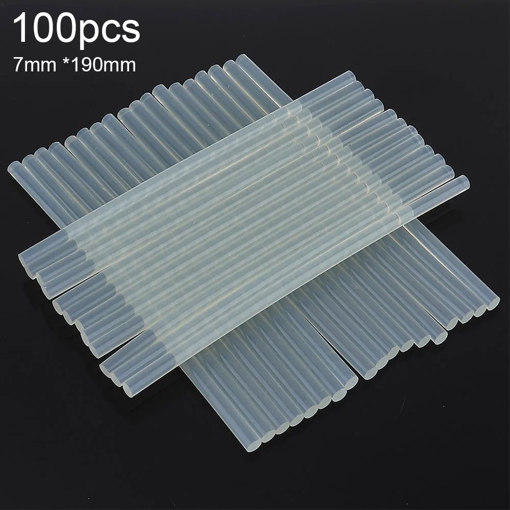 5-100pcs Transparent Hot Melt Glue Stick 7mm / 11mm Strong Visco Home DIY Tools  - £181.96 GBP