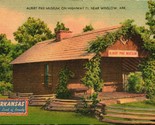 Vtg Linen Postcard Winslow Arkansas AR Albert Pike Museum Highway 71 UNP... - $3.91
