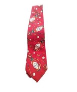 Tabasco Golf Bag Neck Tie Golf Theme Silk Red  - $17.81 CAD
