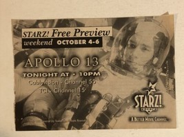 Apollo 13 Tv Guide Print Ad Tom Hanks TPA8 - £4.72 GBP