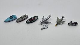 Vintage Micro Machines Collection Boats Planes Motorcycle  - $24.74