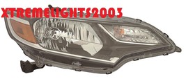Fits Honda Fit 2018 Right Passenger Halogen Headlight Head Light Front W/BULBS - $252.45